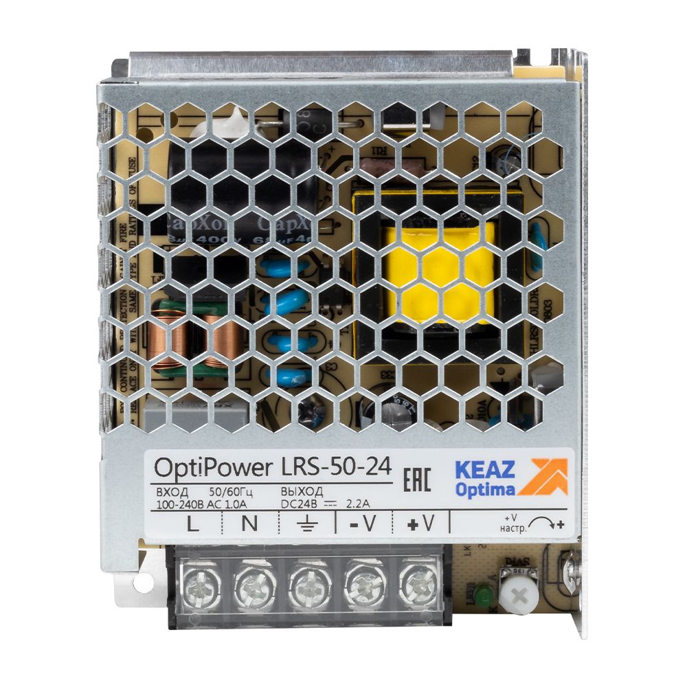 Блок питания панельный OptiPower LRS 50-24 2.2A MEAN WELL