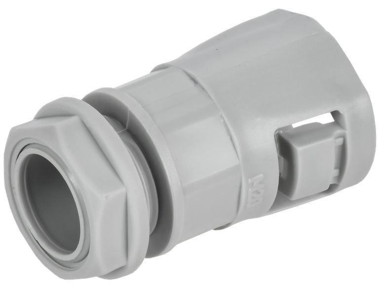 ELASTA Муфта вводная для гофрированных труб MVN20 IP40 серая IEK