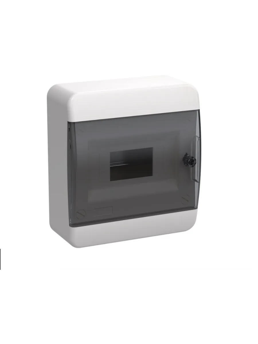 Корпус ЩРН-П-8 TEKFOR IP41 черн. прозр. дверь пластик