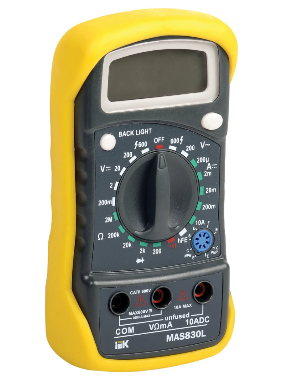 Мультиметр цифровой MASTER MAS830L TMD-3L-830