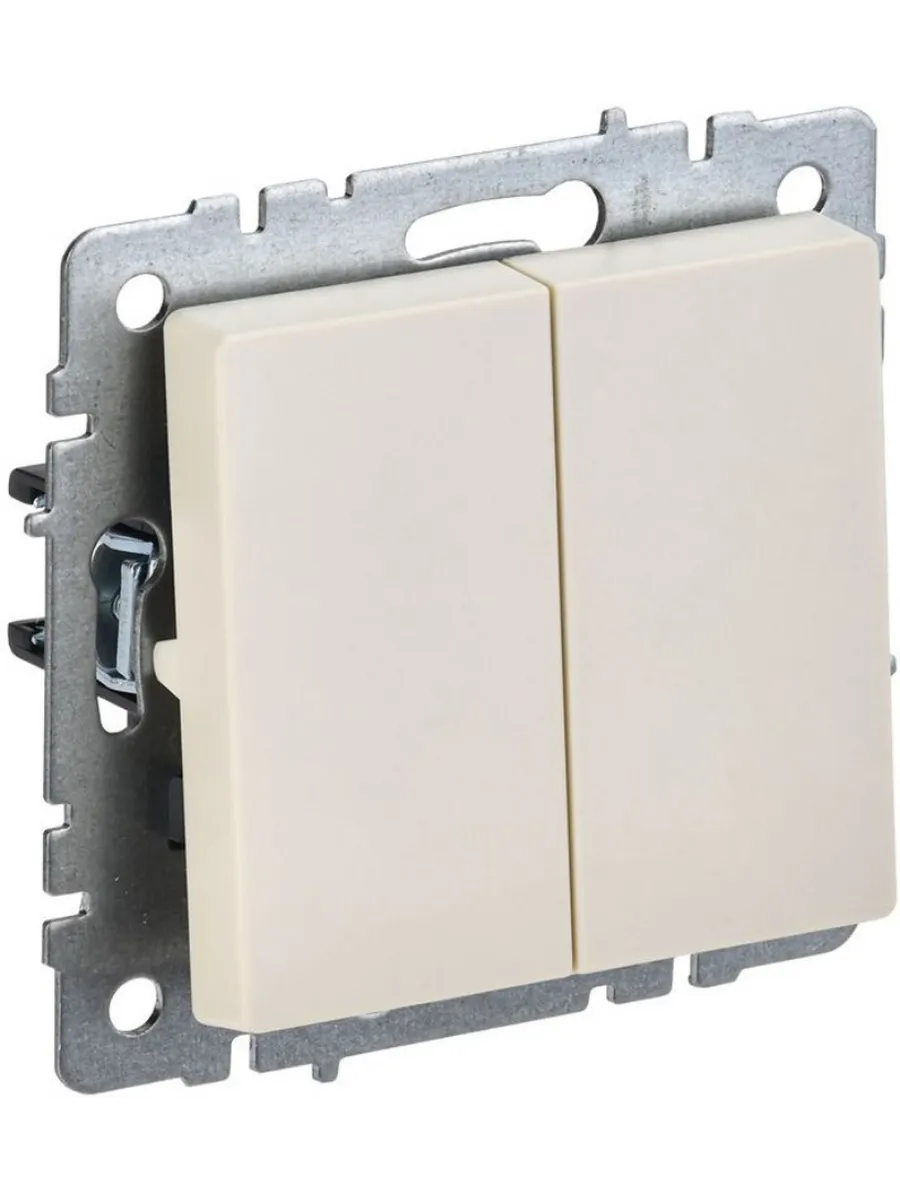 Выключатель 2-кл. СП 10А Brite беж. BR-V20-0-10-K10