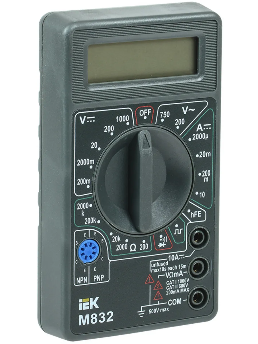 Мультиметр цифровой UNIVERSAL M832 TMD-2S-832