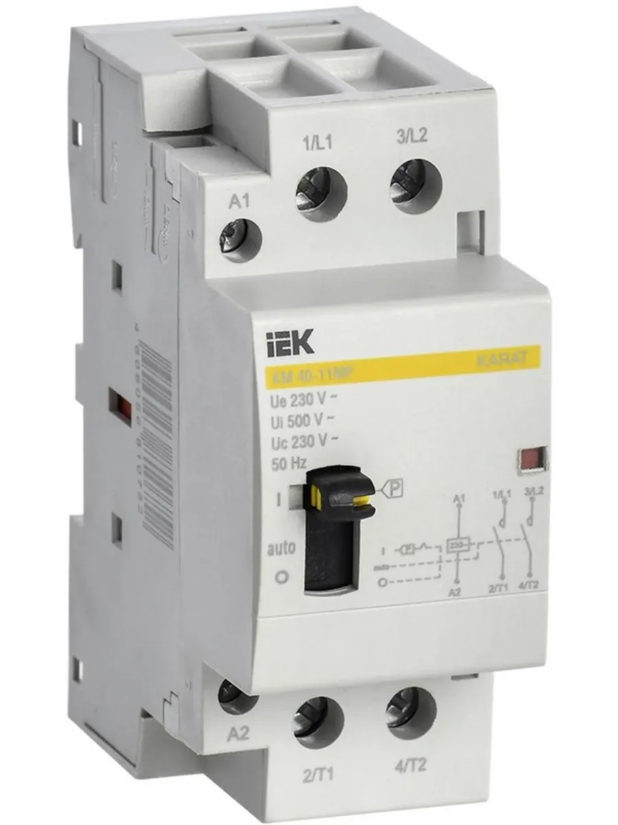 Контактор мод. КМ40-11МР AC руч.упр. KARAT MKK12-40-11