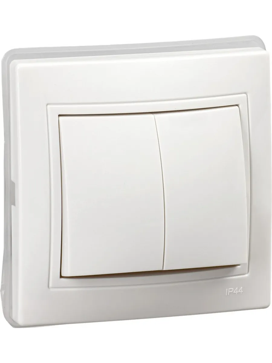 2-кл. выкл. СП 10А IP44 Кварта бел. KV-V20-10-44-K0