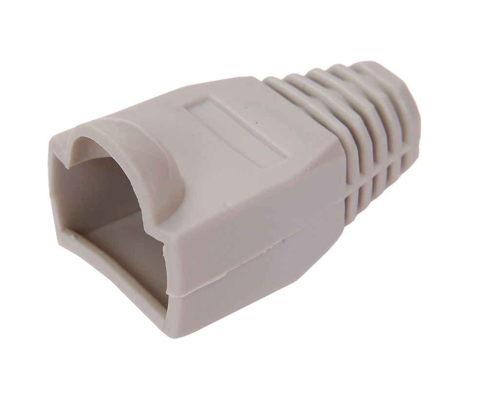 Колпачок изолирующий для разъема RJ-45 PVC ITK серый IEK