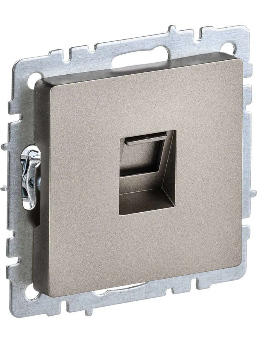 Розетка комп. RJ45 кат.5E Brite шампань BR-K10-1-K37