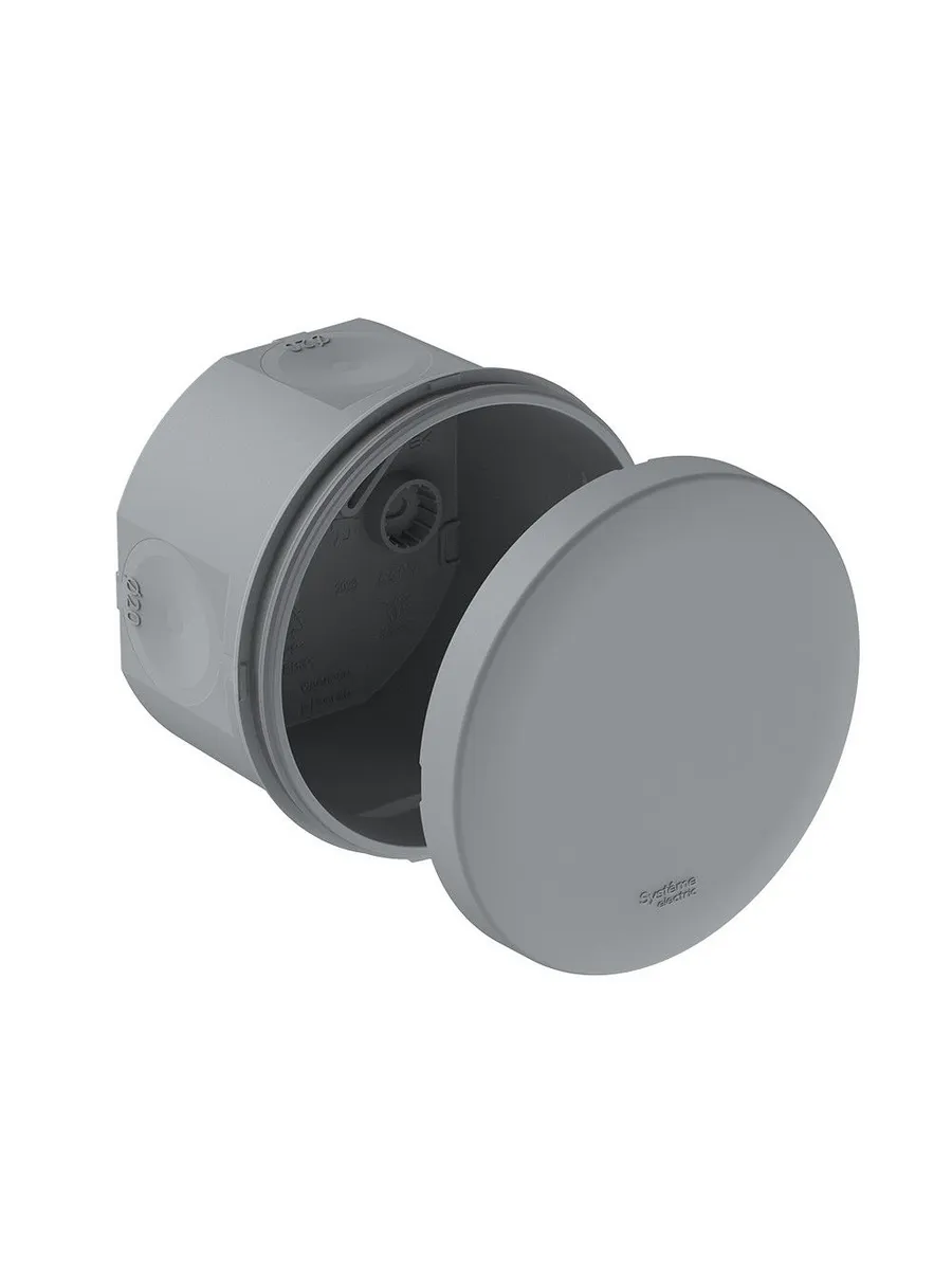 Коробка распред. MultiBox IP66 d80х50 DIY серая SE IMT351951