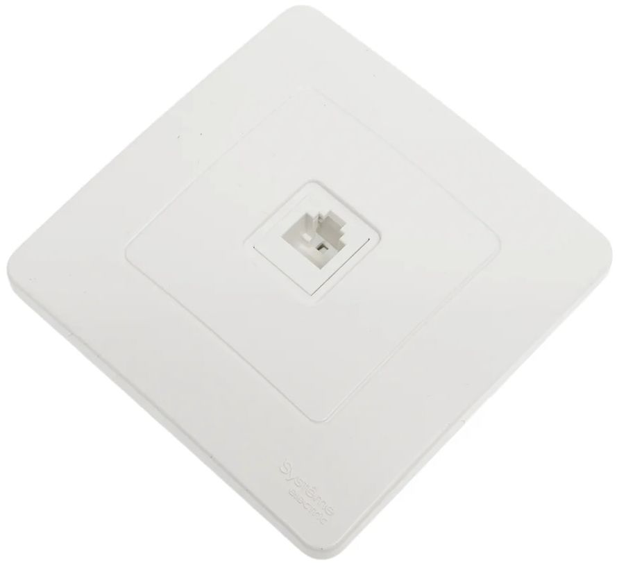 Телефонная розетка Systeme Electric BLANCA RJ11, БЕЛЫЙ BLNIS011001