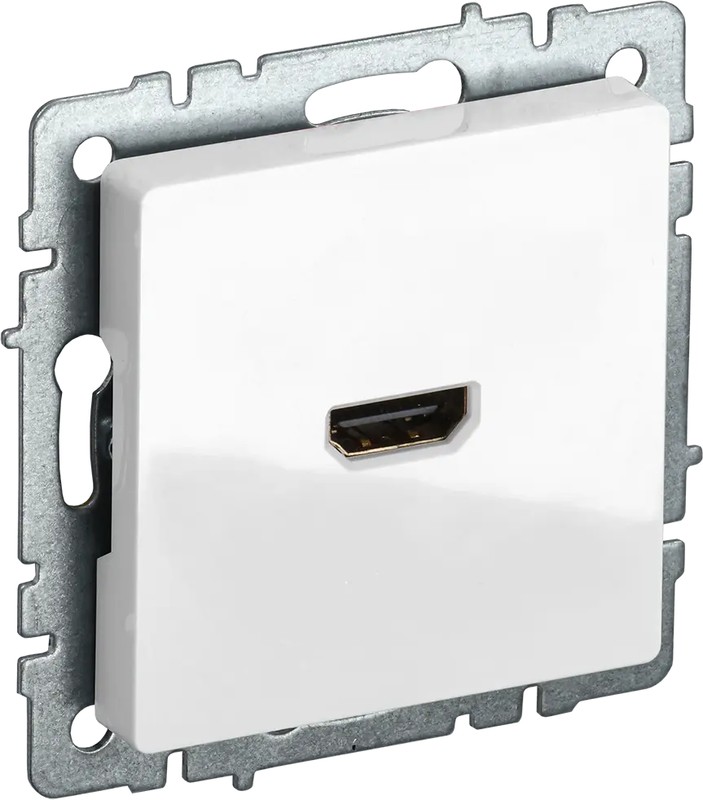 Розетка СП HDMI РHDMI-0-БрБ механизм BRITE бел. IEK BR-H10-K01