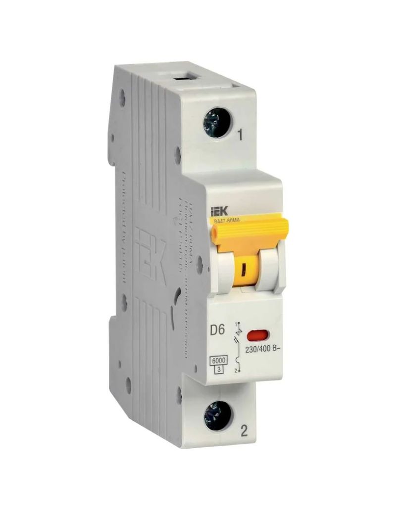 IEK Автоматический выключатель 6А 1