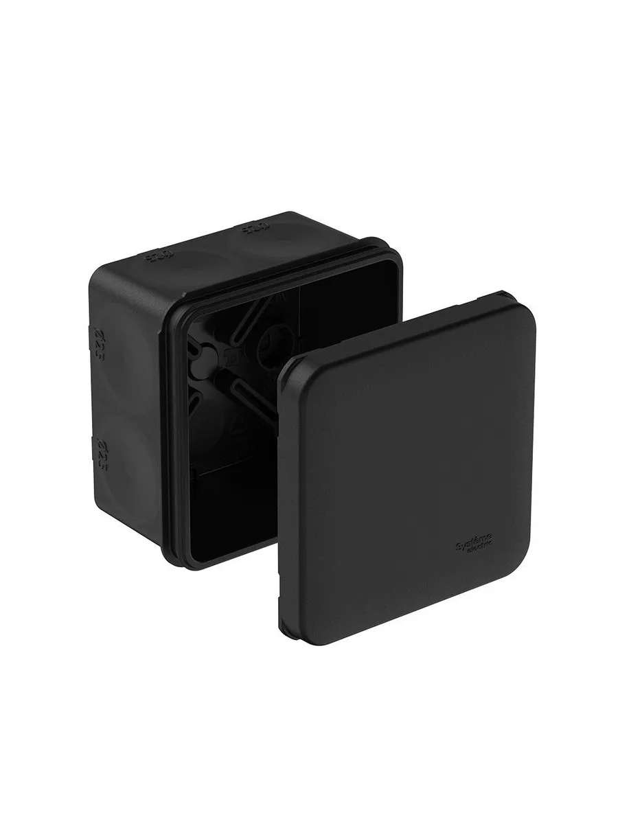 Коробка распред. MultiBox IP66 70х70х42 DIY (стикер) черная