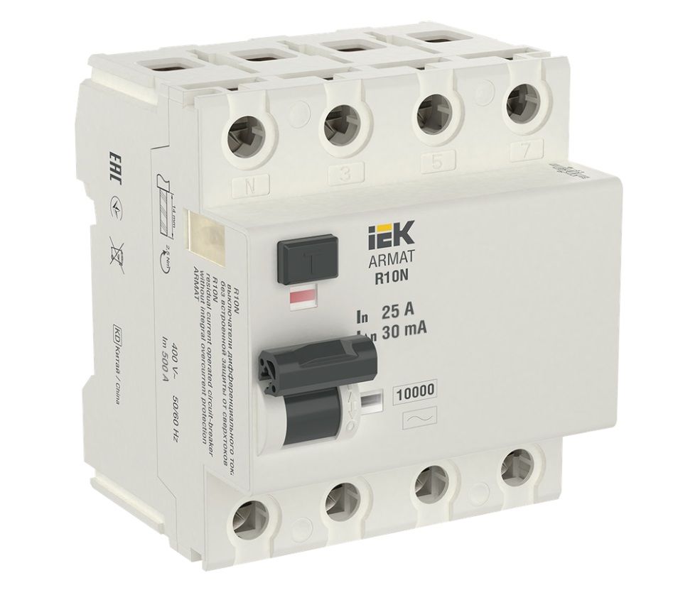 IEK Дифференциальный автомат 4P 25А
